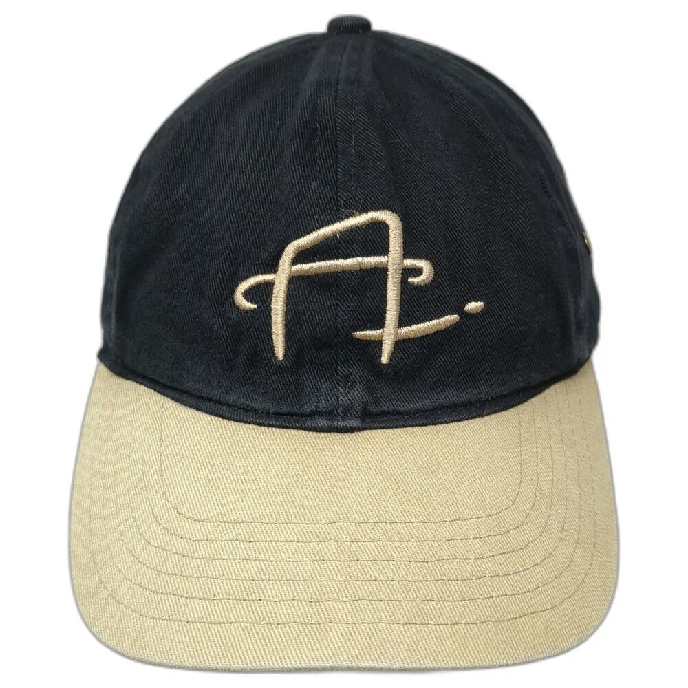 Cigar Aficionado Baseball Cap Black One Size Two Tone Embroidered Slideback Hat